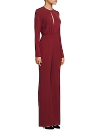 Dasha Crepe Straight-Leg Jumpsuit