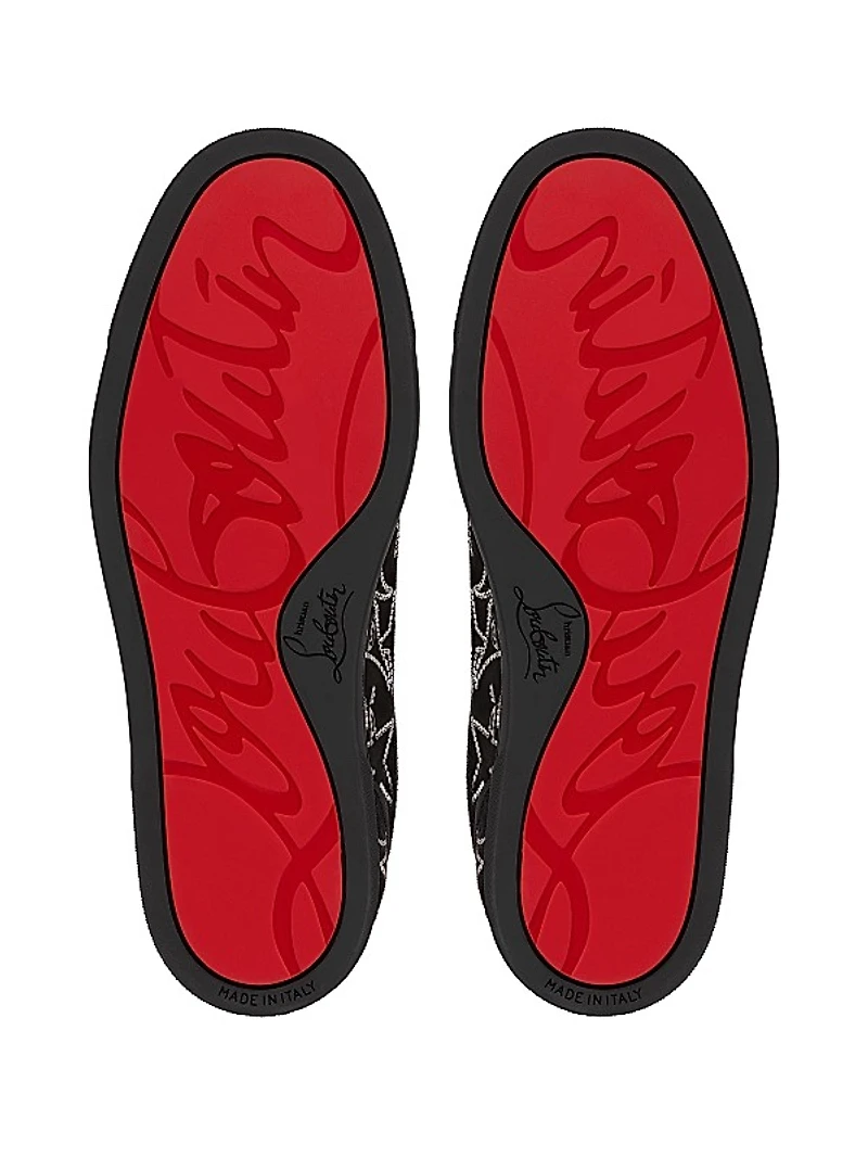 Giddy Vieira Strass Low-Top Sneakers