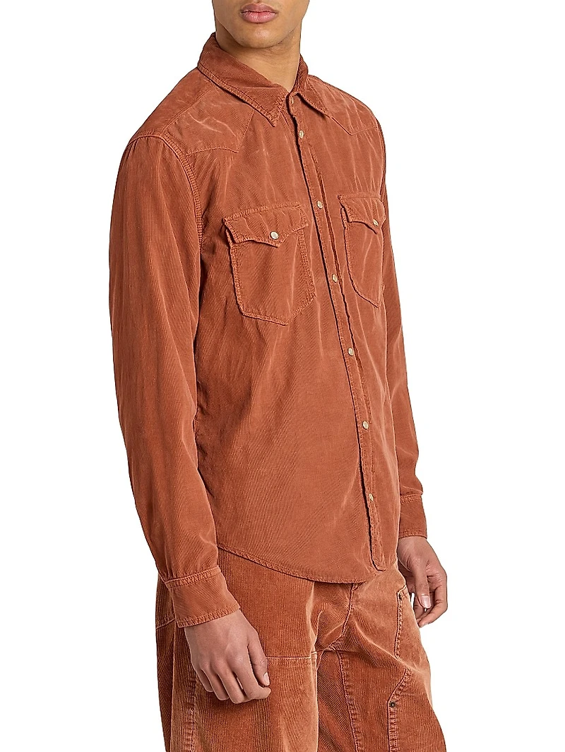 Vasco Cotton Corduroy Shirt