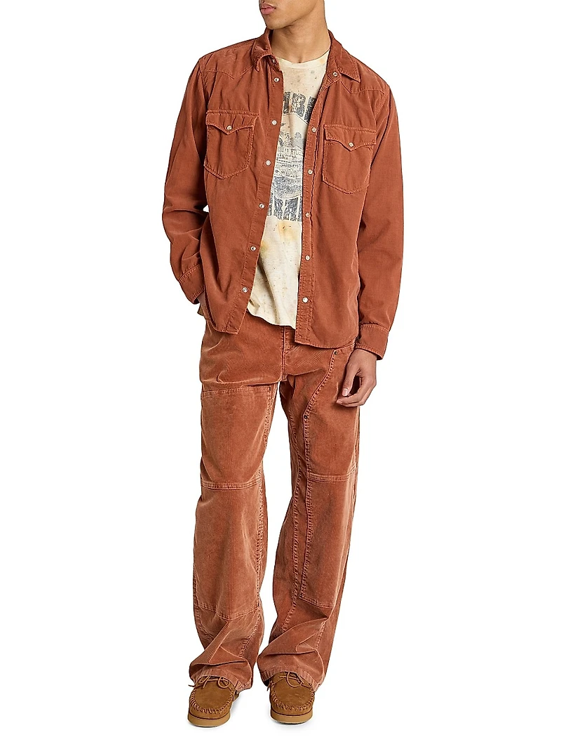 Vasco Cotton Corduroy Shirt