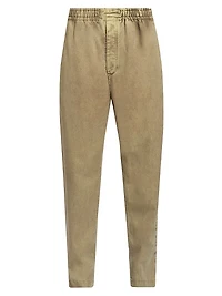 Timeo Elasticized-Waist Pants