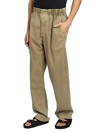 Timeo Elasticized-Waist Pants