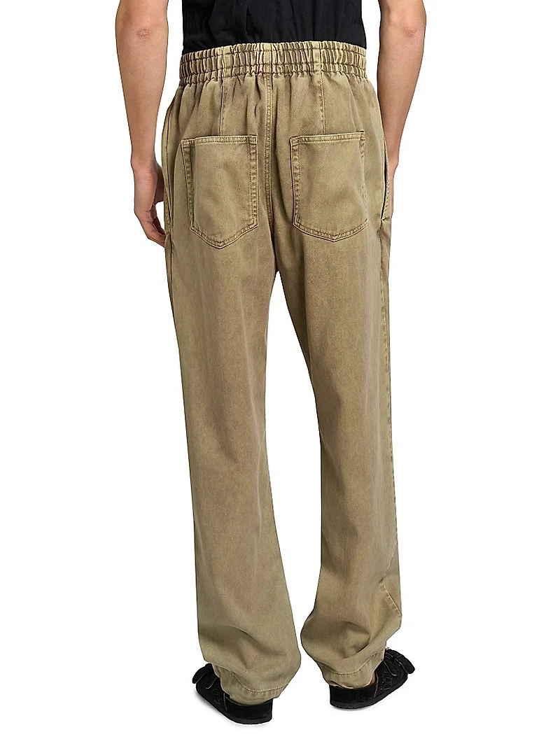 Timeo Elasticized-Waist Pants