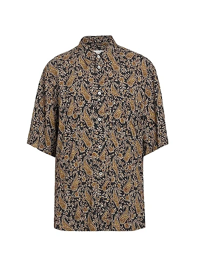 Vabilio Paisley Button-Front Shirt