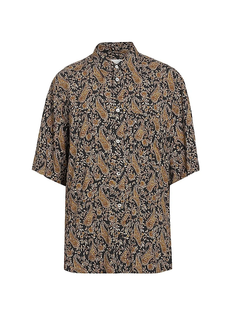 Vabilio Paisley Button-Front Shirt