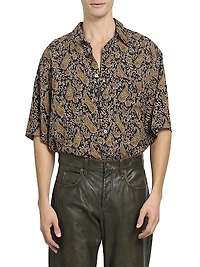 Vabilio Paisley Button-Front Shirt