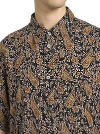 Vabilio Paisley Button-Front Shirt