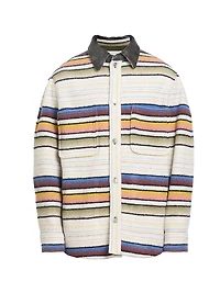 Duncan Striped Wool-Blend Jacket