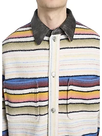 Duncan Striped Wool-Blend Jacket