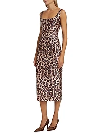 Cressida Animal Print Midi-Dress