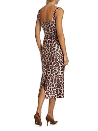 Cressida Animal Print Midi-Dress