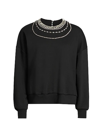 Brandy Layered Necklace Sweater