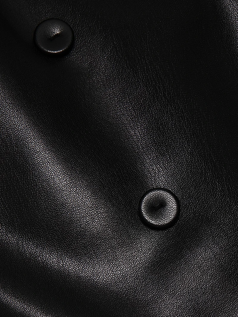 Quin Vegan Leather Miniskirt