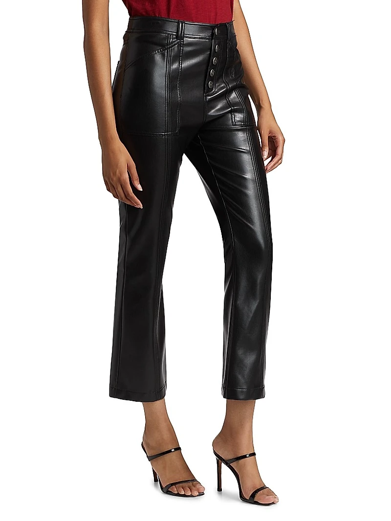 Wallace Vegan Leather Pants