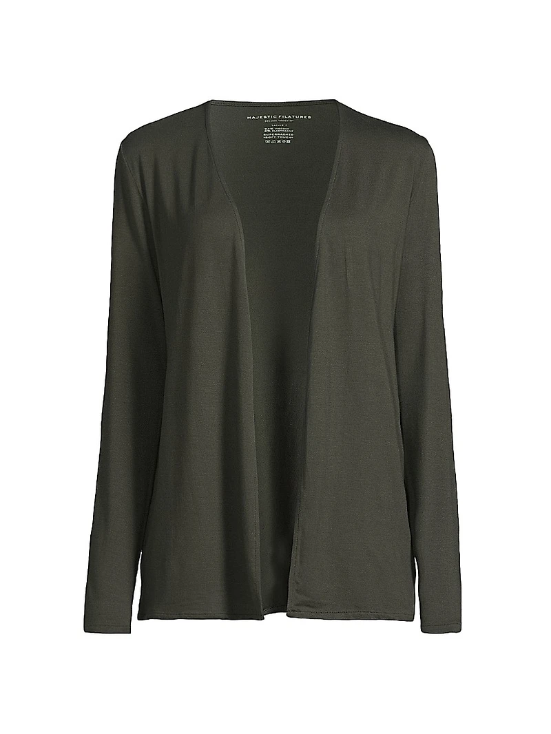 Soft Open-Front Cardigan