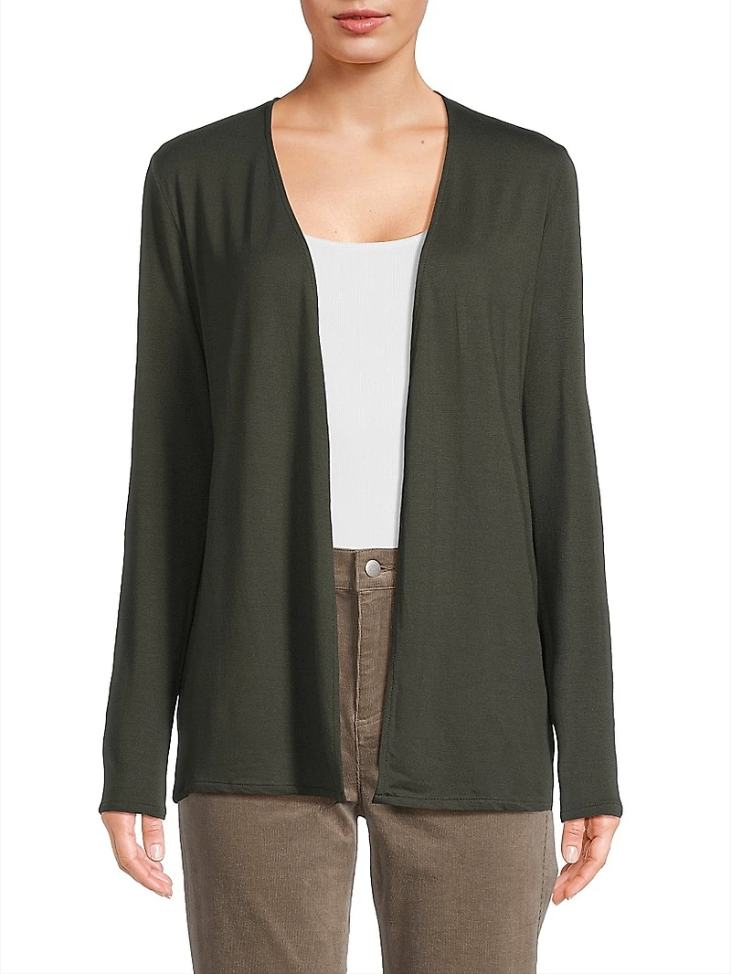 Soft Open-Front Cardigan