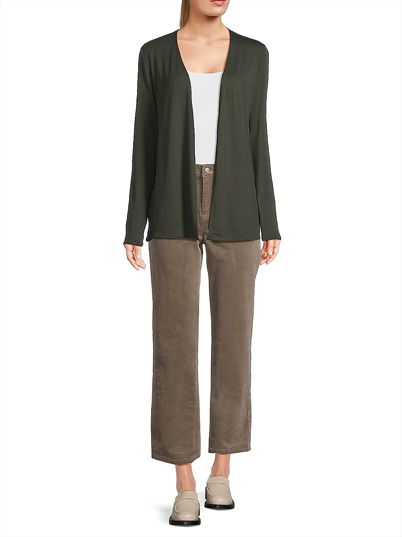 Soft Open-Front Cardigan