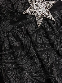 Jamie Paisley Tulle Minidress