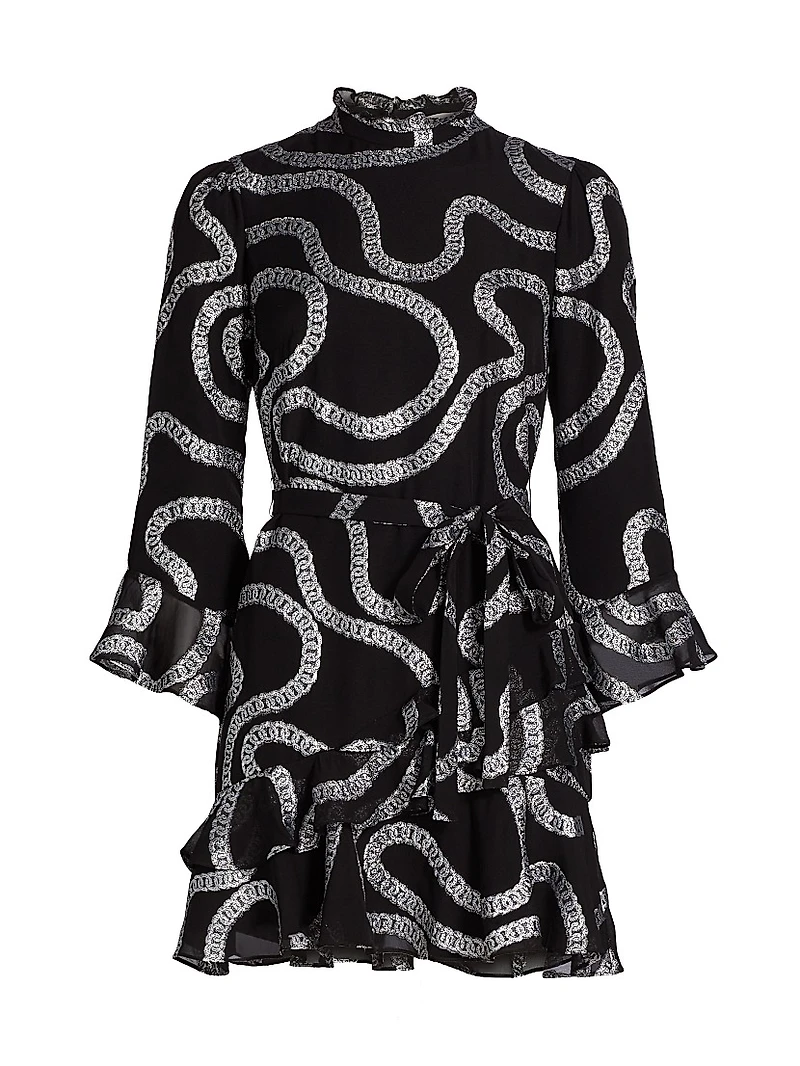 Marissa Metallic Minidress