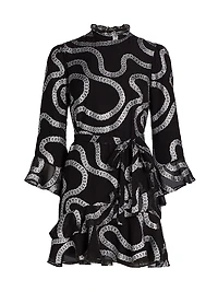 Marissa Metallic Minidress