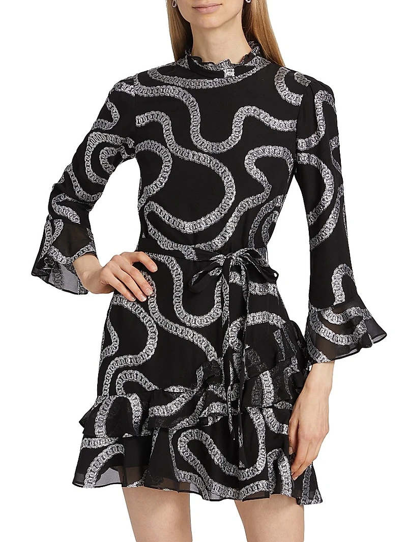 Marissa Metallic Minidress