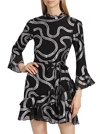 Marissa Metallic Minidress