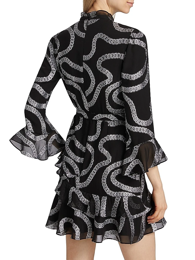 Marissa Metallic Minidress