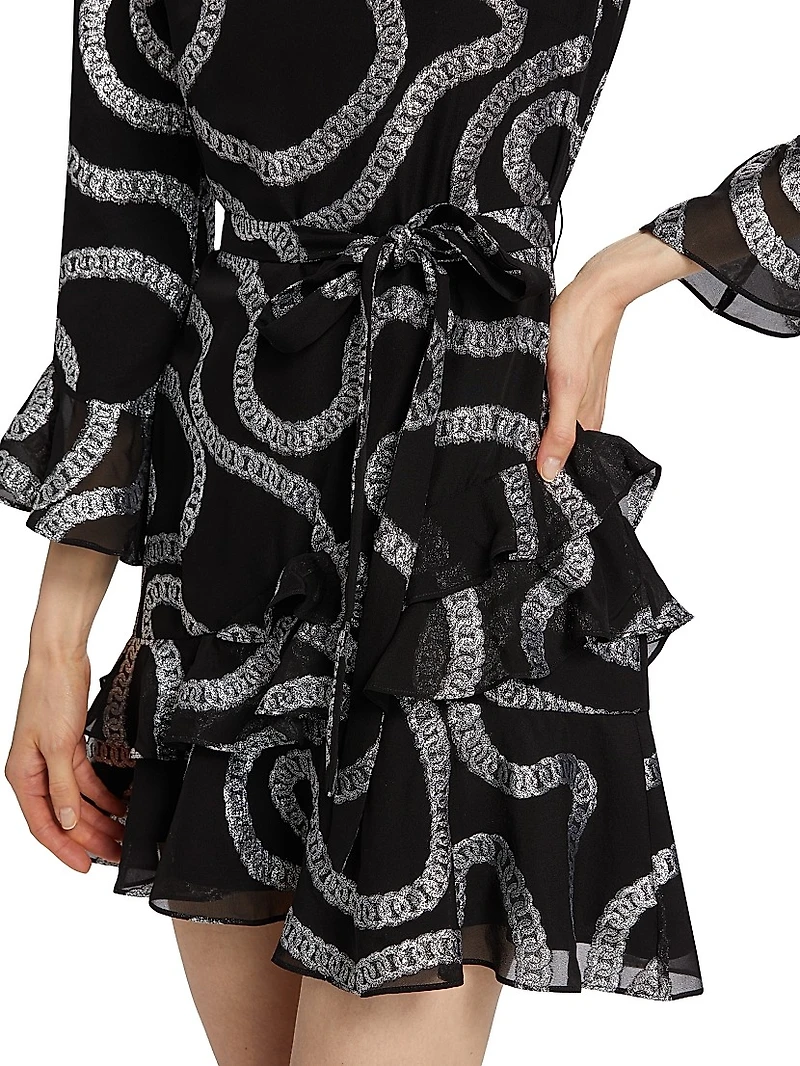 Marissa Metallic Minidress