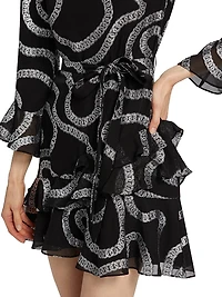 Marissa Metallic Minidress