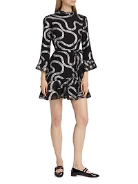 Marissa Metallic Minidress