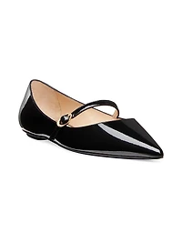 Emilia Patent Leather Mary Jane Flats