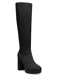 Dayna 100MM Suede Platform Boots