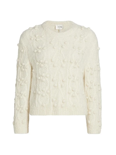 Popcorn Wool-Blend Sweater