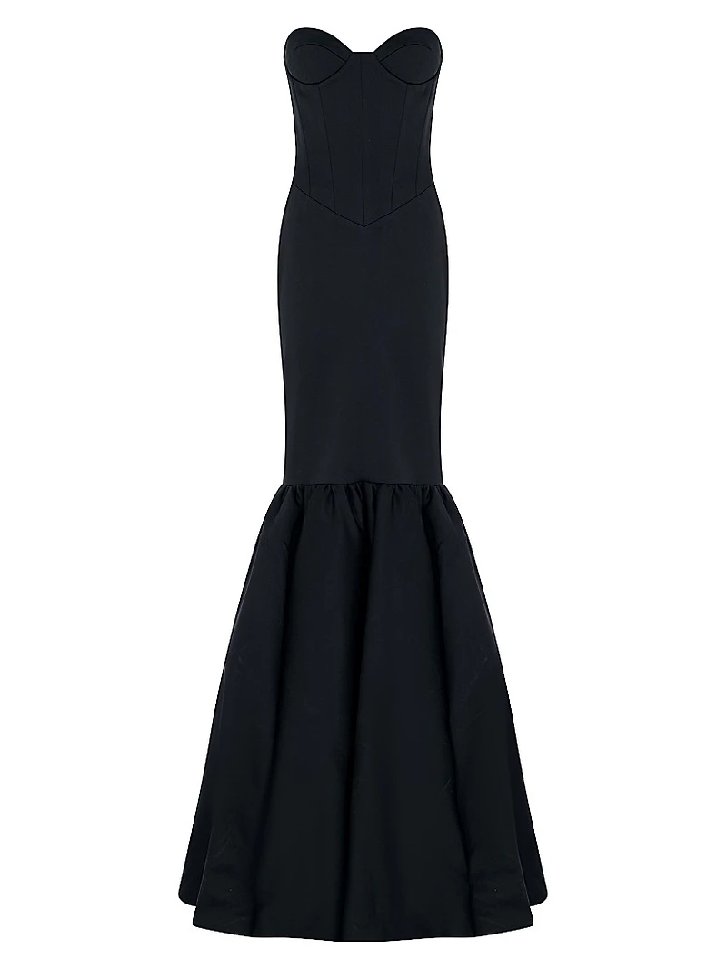 Inara Satin Bustier Mermaid Gown