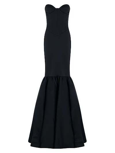 Inara Satin Bustier Mermaid Gown