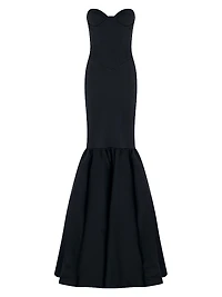 Inara Satin Bustier Mermaid Gown