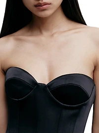 Inara Satin Bustier Mermaid Gown