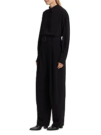 Rochelle Leather Patch Jumpsuit