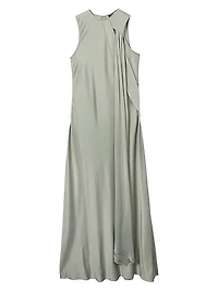 Quincy Draped Sleeveless Maxi Dress