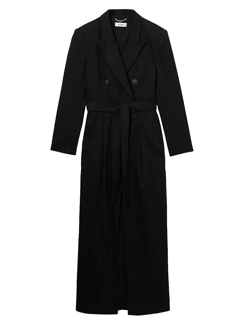 Ophelia Tuxedo-Style Maxi Dress