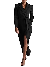 Ophelia Tuxedo-Style Maxi Dress