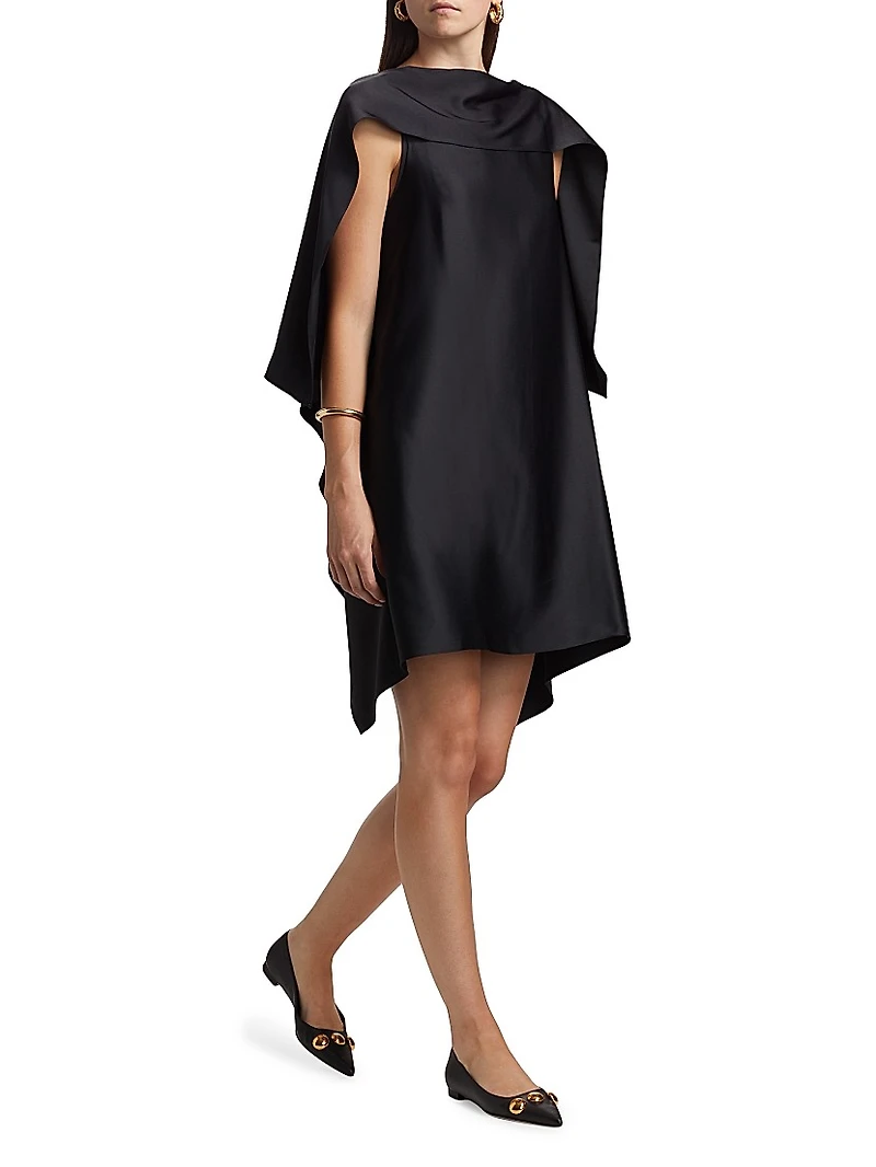 Laurence Cape-Back Dress
