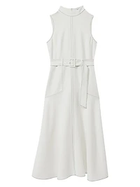 Thora Belted Midi-Dress