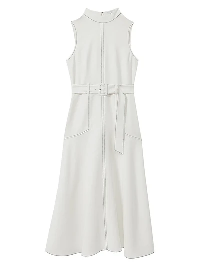 Thora Belted Midi-Dress