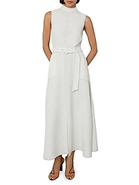 Thora Belted Midi-Dress