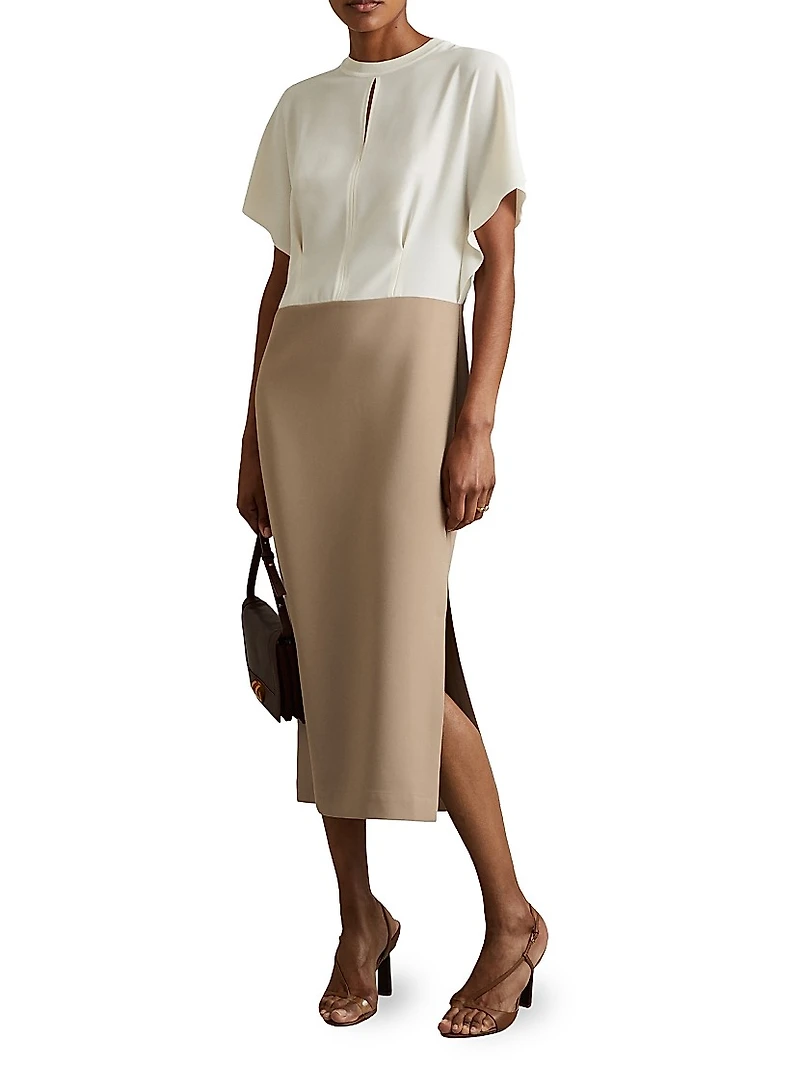 Miller Colorblock Midi-Dress