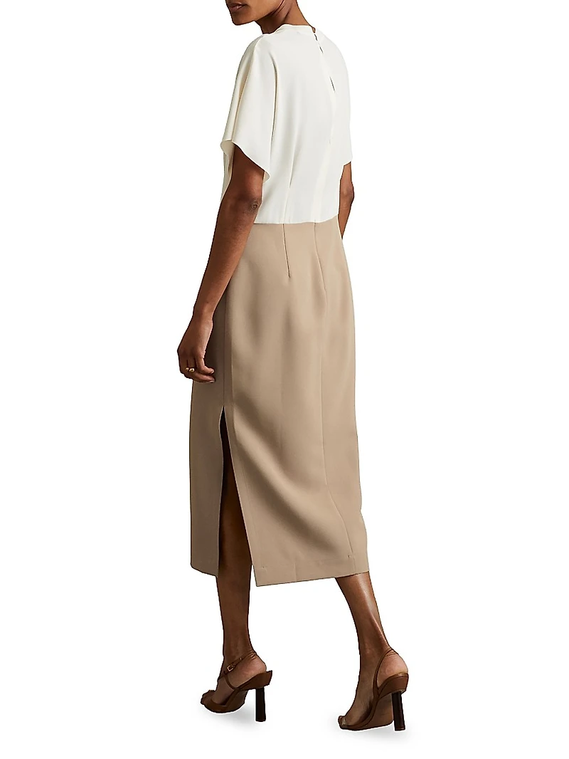 Miller Colorblock Midi-Dress