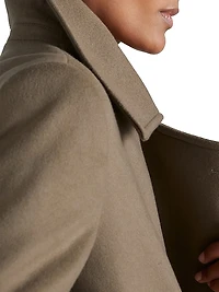 Neave Wool-Blend Double-Breasted Coat