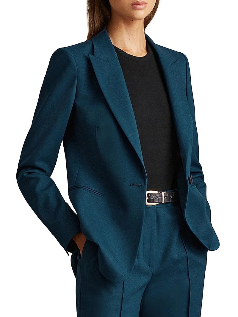 Jade Wool-Blend Blazer