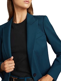 Jade Wool-Blend Blazer